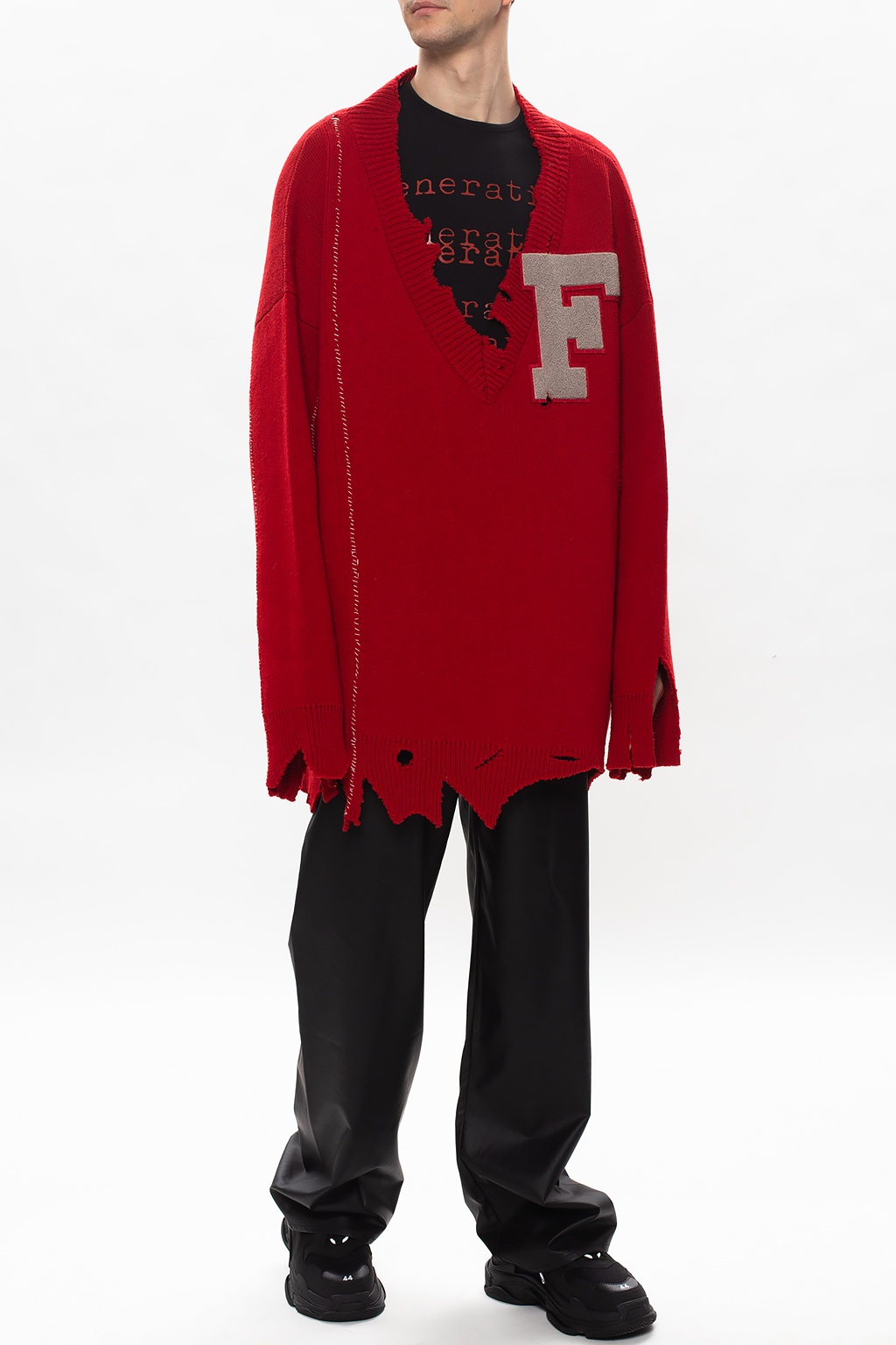 Red Oversize sweater Raf Simons - Vitkac Canada